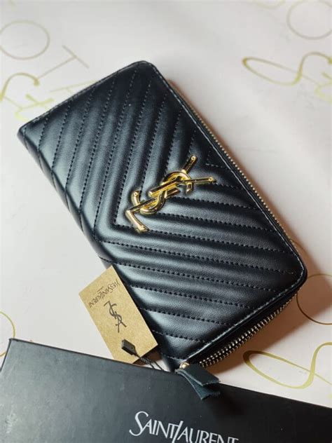 ysl monogramm flap wallet|ysl zipper wallet.